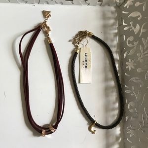 Lucky brand chokers